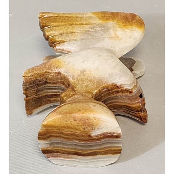 Home Decorative Animal Figure Eagle Desk Mantel Marble Onyx Collectable … - Picture 5 of 11